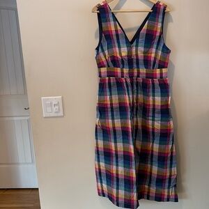 Jcrew Madras Dress